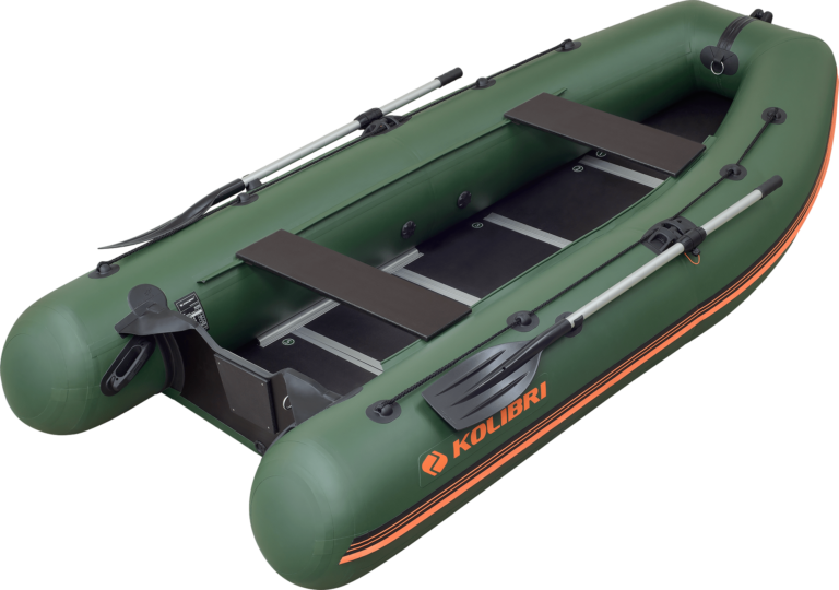 Čln Kolibri KM-330 DSL zelený, drevená podlaha