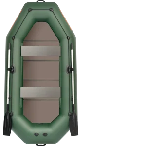 Čln Kolibri K-300 CTP zelený pevná podlaha + držiak motora
