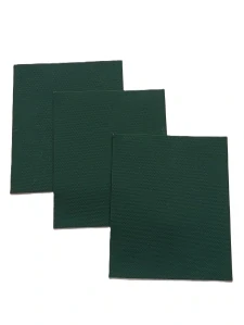 záplata PVC 3ks, zelená, 10x10cm