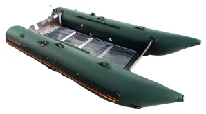 Katamaran Kolibri KM-340CM, zelený, vystužená podlaha
