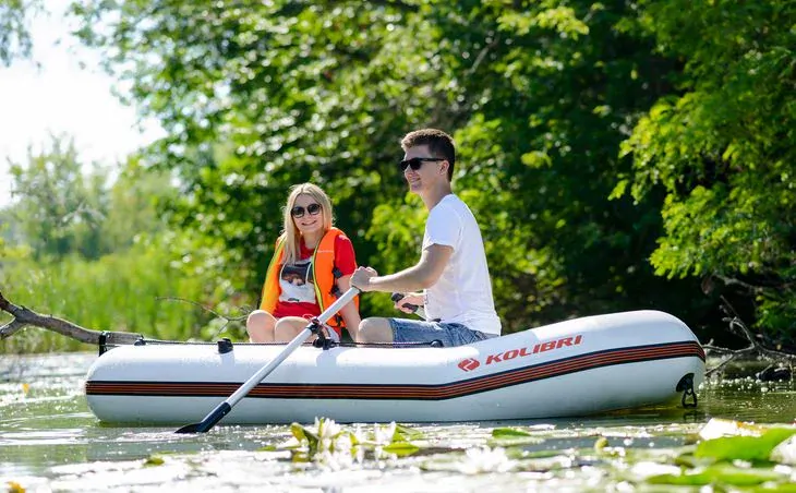Čln Kolibri K-290 TP profi, zelený, pevná podlaha + držiak motora