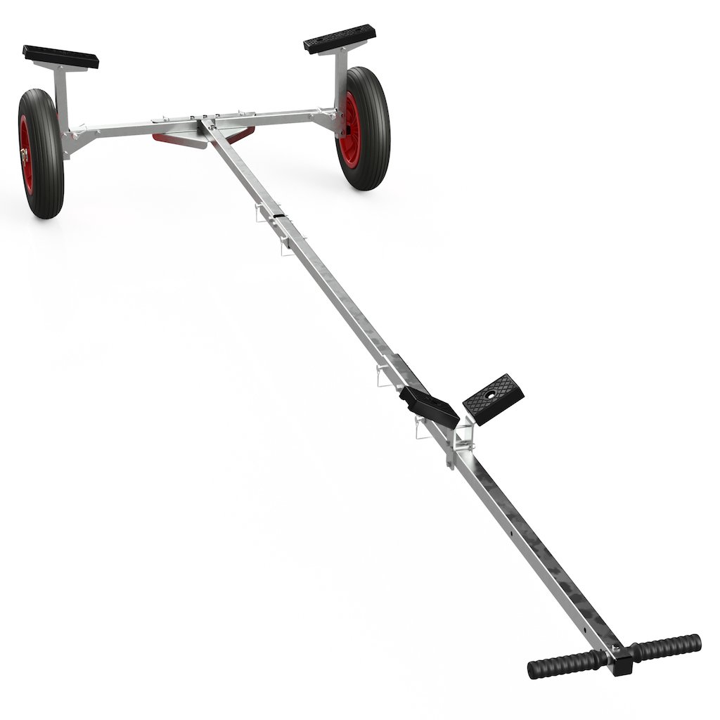 Vozík prepravný TR350-B-LU čierno/červený