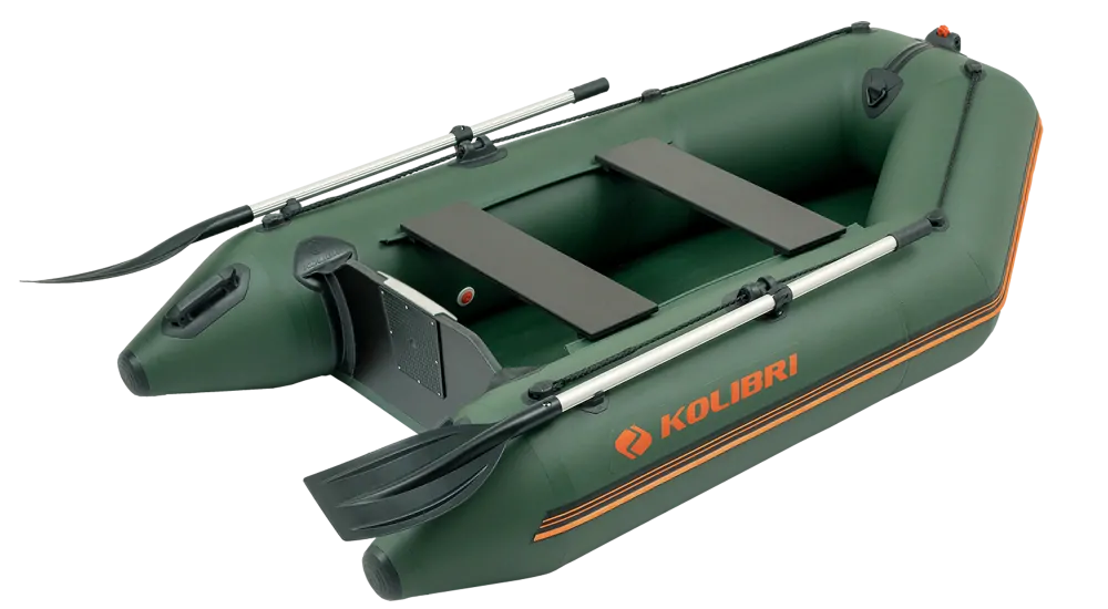 Čln Kolibri KM-245A zelený, vysokotlaká podlaha Air-deck
