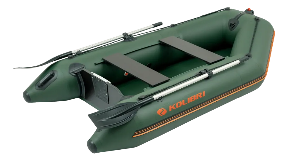 Čln Kolibri KM-260A zelený, vysokotlaká podlaha Air-deck