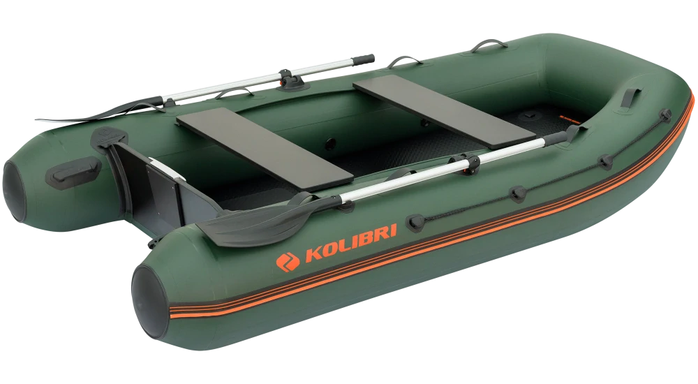 Čln Kolibri KM-300 XL zelený, vysokotlaká podlaha