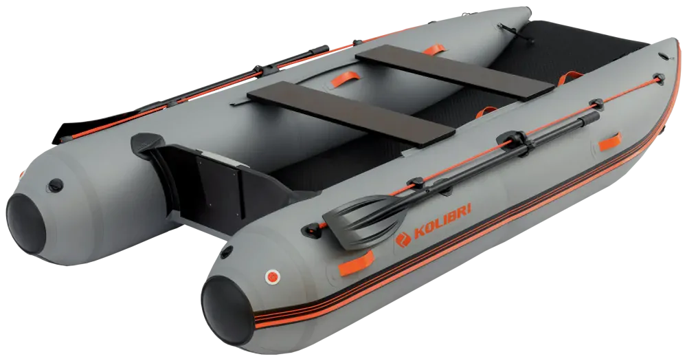 Katamaran Kolibri KM-340CM, tmavo šedý, Air-deck podlaha