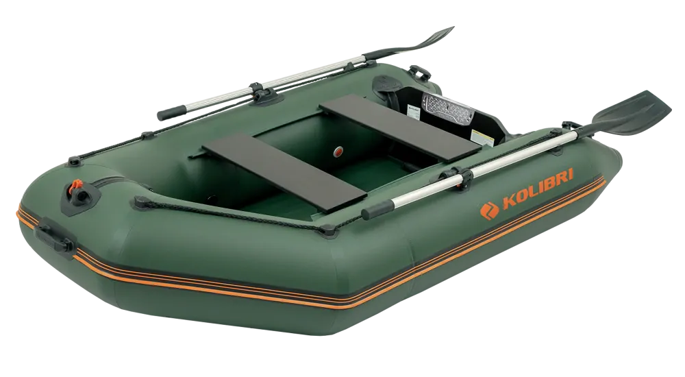Čln Kolibri KM-245A zelený, vysokotlaká podlaha Air-deck
